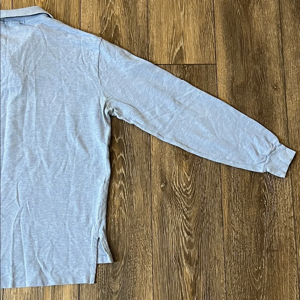 Polo Ralph Lauren Light Blue Long Sleeve Polo Shirt Mens Size Medium